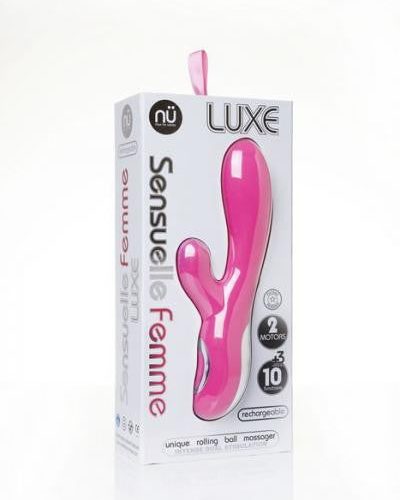 Sensuelle Fun Femme  Rabbit Pink Vibrator-10 Function - Condom-USA
 - 2